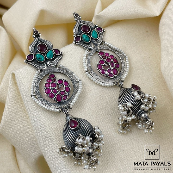 Mayur Charming Oxidised Earing