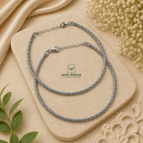 Stylish Rhodium Payal