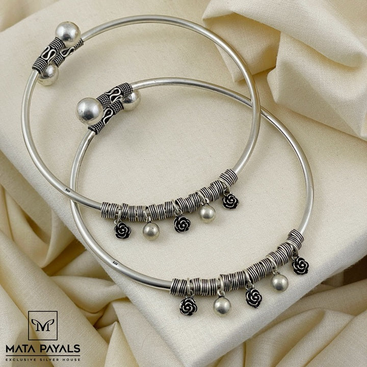 Oxidised Leg Kada