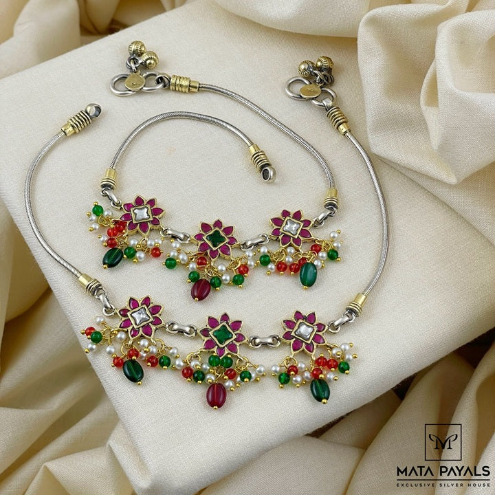Dual Tone Anklet