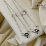Oxidised Adjustable Anklet