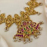 Gold Polish Heavy Kemp Necklace