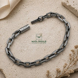 Oxidised Link Bracelet