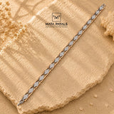 Charming Dual Tone Bracelet