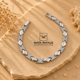 Mesmerizing Silver Men's Bracelet