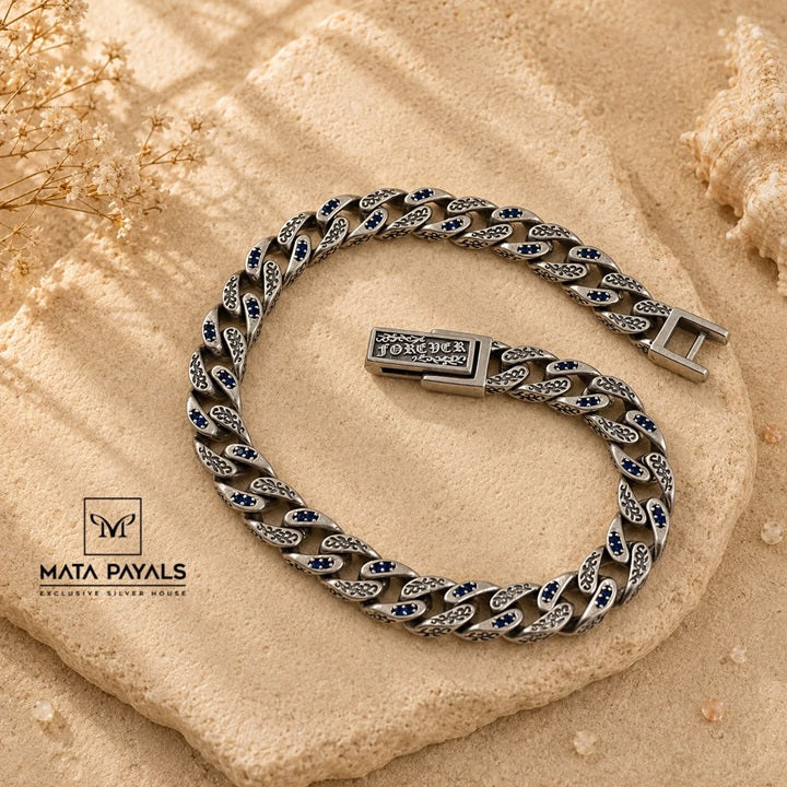 Exclusive Oxidised Men's Bracelet