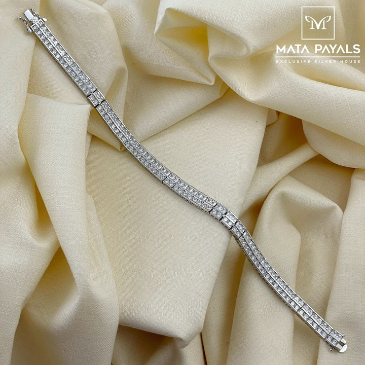 Shiny Rhodium Bracelet