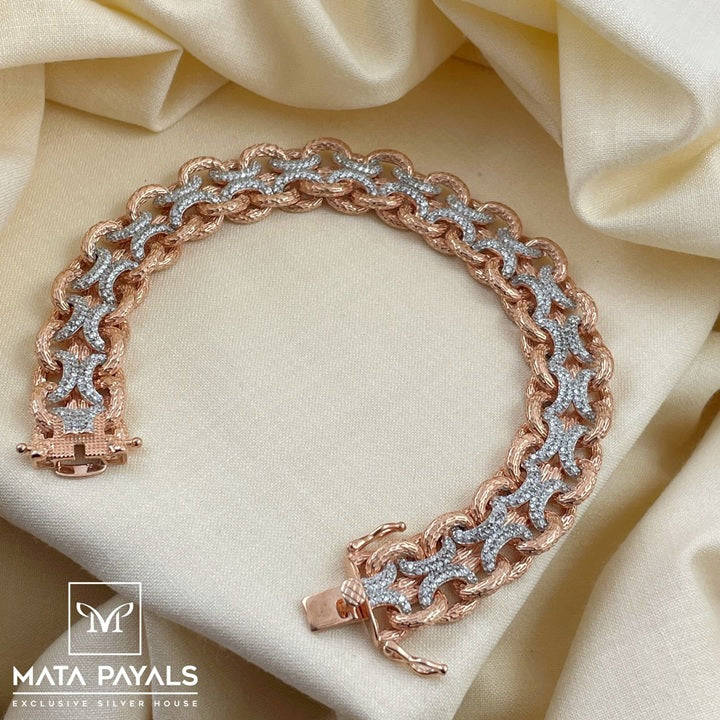 Charming Zircon Men's Bracelet