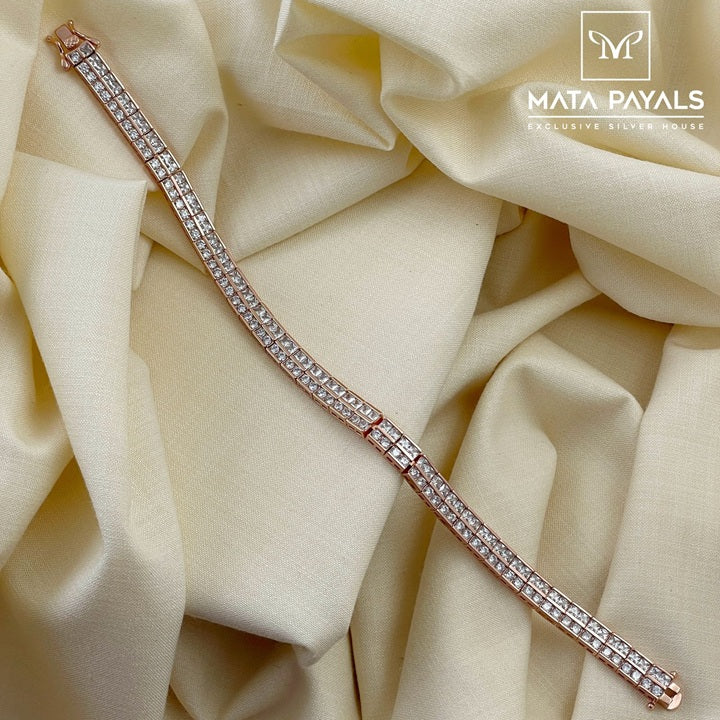 Rose Gold Zircon Bracelet
