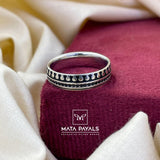 Dignified Oxidised Finger Ring