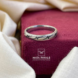 Decorative Oxidised Ring