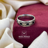 Impeccable Oxidised Finger Ring