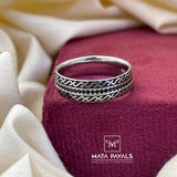 Designer Oxidised Finger Ring