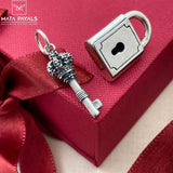 Couple Lock And Key Pendant