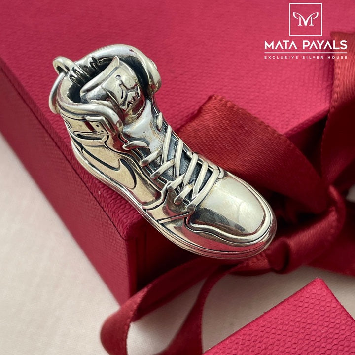 Mesmeric Silver Shoe Pendant / key Chain
