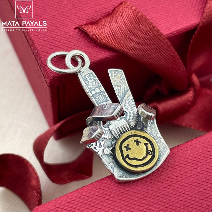 Trendy Dual Tone Pendant