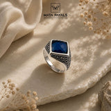 Splendid Oxidised Ring