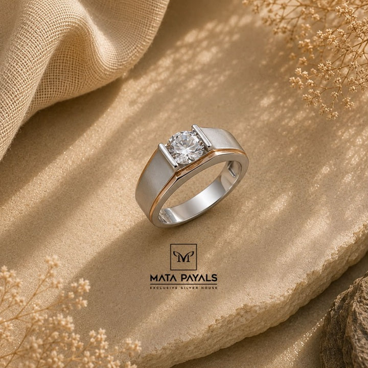 Classic Dual Tone Finger Ring