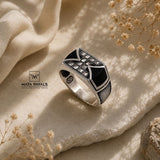 Classic Oxidised Men's Finger Ring