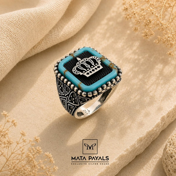 Elegant Crown Finger Ring