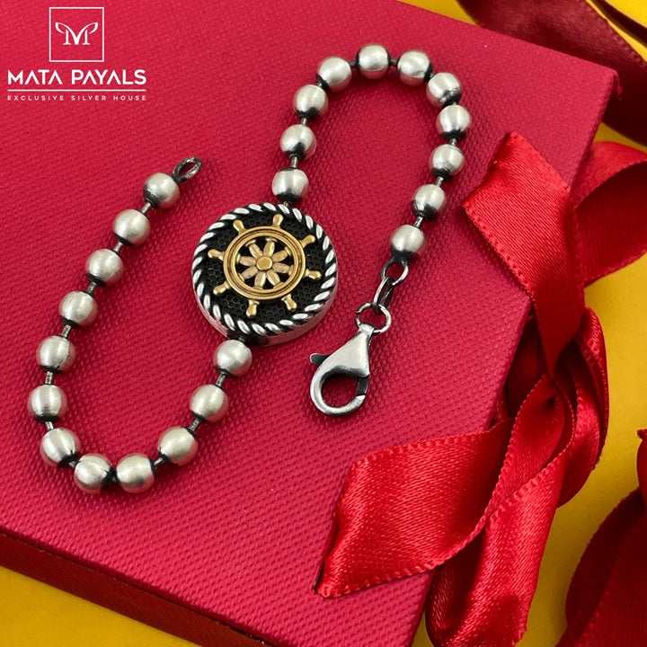 Dual Tone Chakravyuha Bracelet