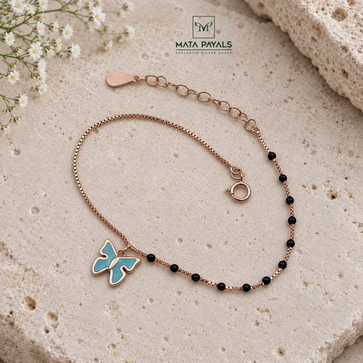 Rose Gold Butterfly Bracelet