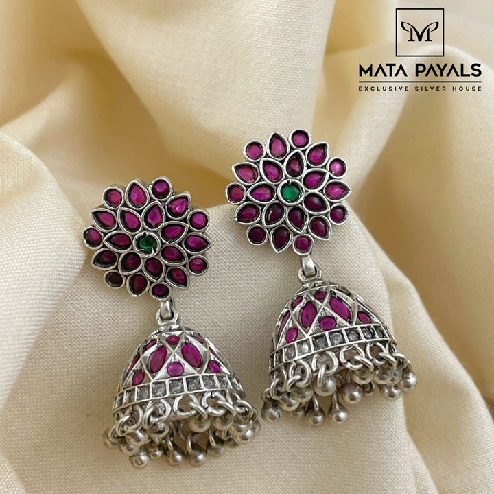 Mesmerizing Pink Jumka