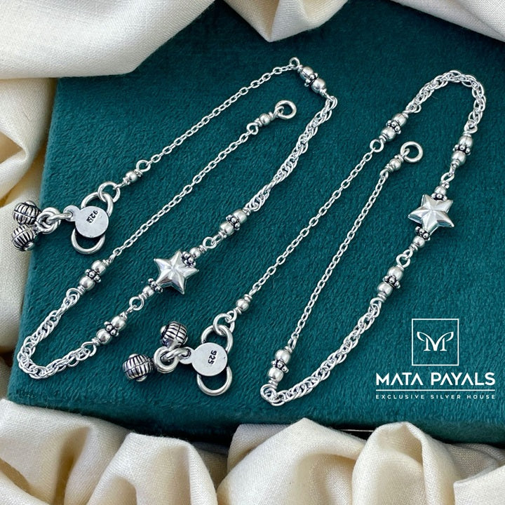 Attractive Silver Anklet