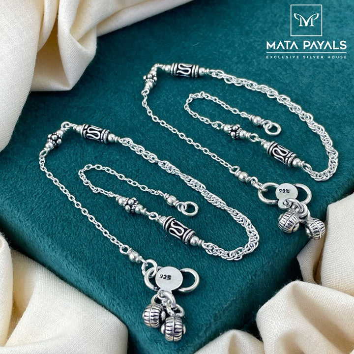 Incredible Oxidised Anklet