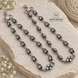 Beautiful Oxidised Anklet