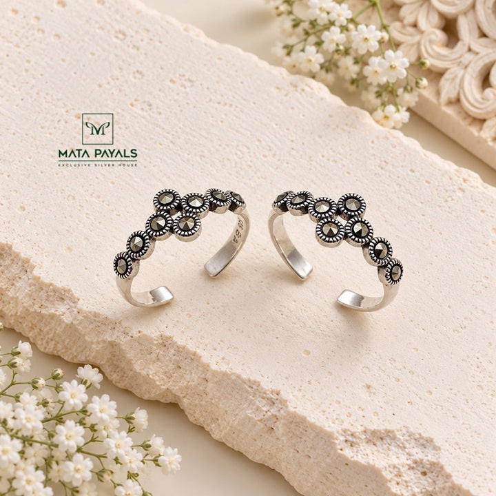 Pretty Marcasite Toe Ring
