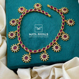 Ravishing Gold Polish Necklace