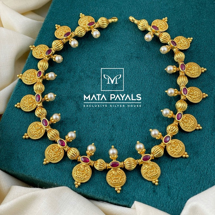 Lakshmi Coin Necklace