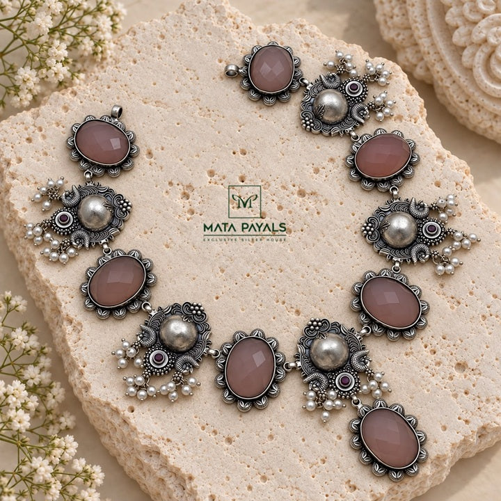 Exceptional Oxidised Necklace