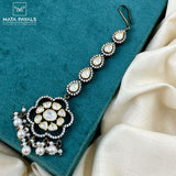 Fancy Antique Gold Plated Mangtika