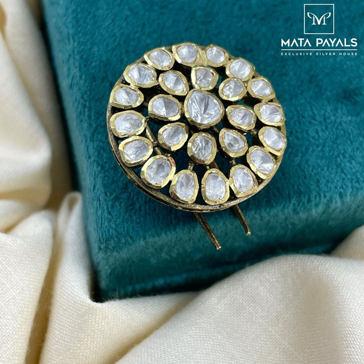 Moissanite Floral Jade Bille
