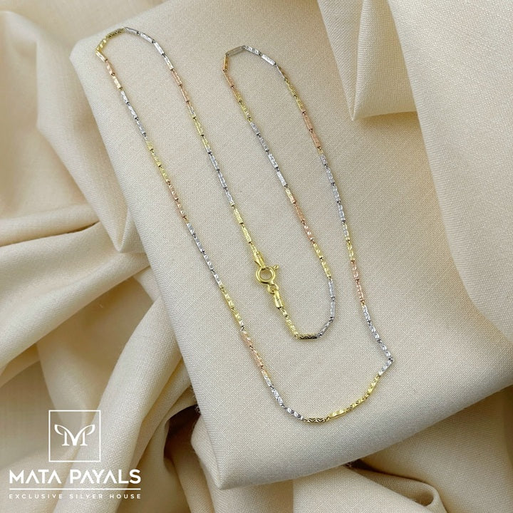 Unique Multi Tone Neckchain
