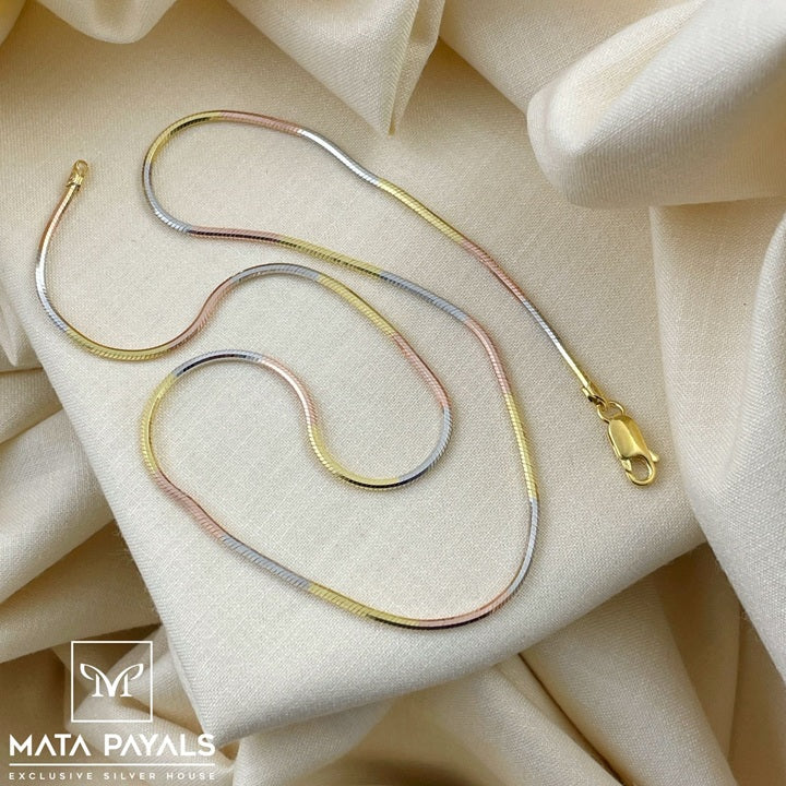 Elegant Multi Tone Neckchain