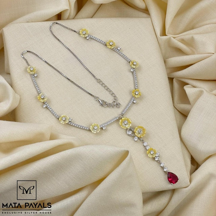 Yellow Flower Necklace