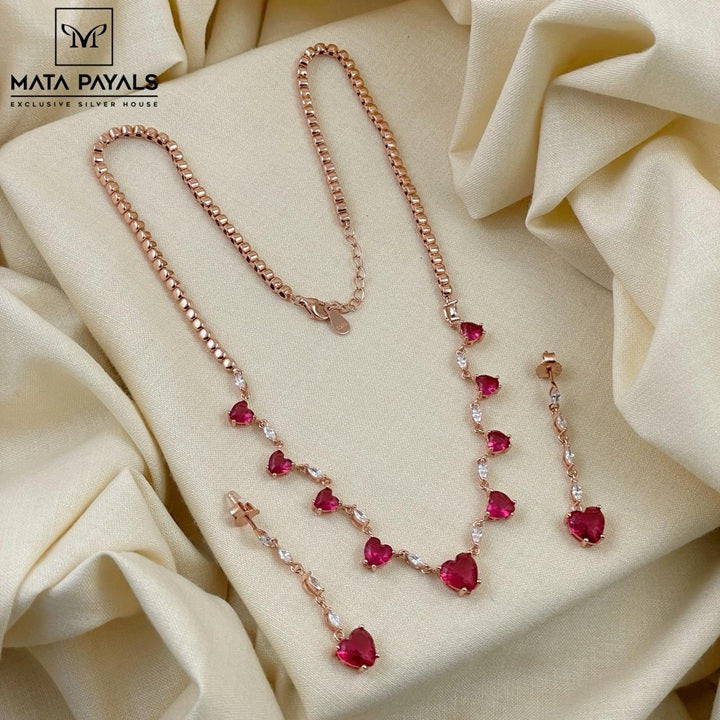Beautiful Rose Gold Necklace