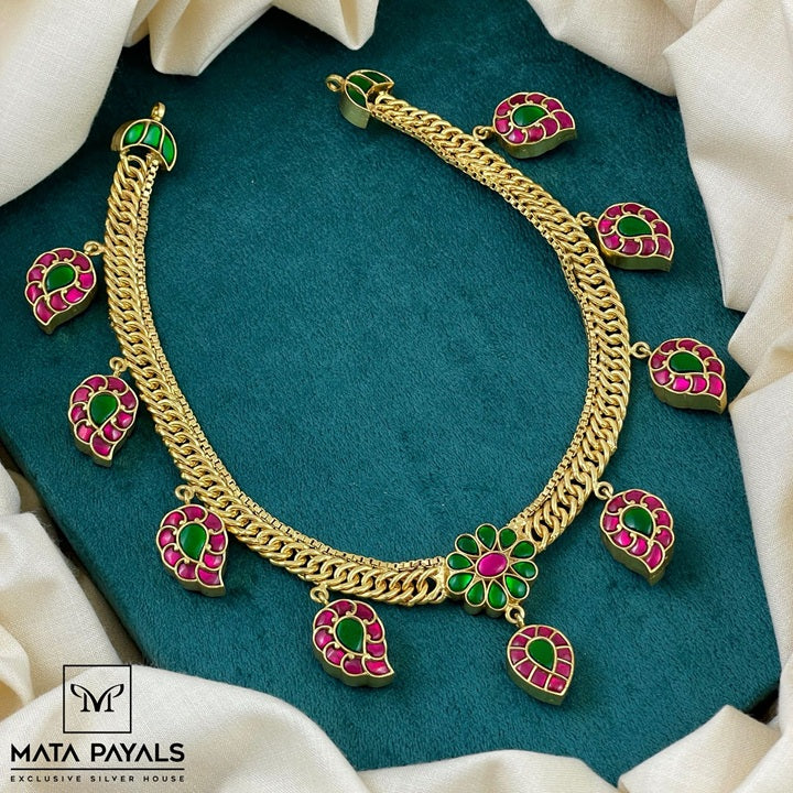 Ethnical Dual Side Kundan Necklace
