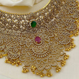 Luxurious Zircon Gold Plated Necklace