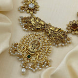 Maha Lakshmi Gold Polish Necklace