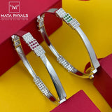 Fancy Rhodium Bangle