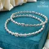 Plain Silver Bangle