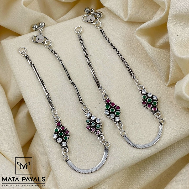 Impressive Cut Stone Anklet