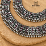 Amazing Heavy Cut Stone Anklet