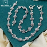 Graceful Oxidised Anklet