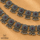 Artistic Cut Stone Anklet