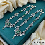 Green Heart Stone Anklet